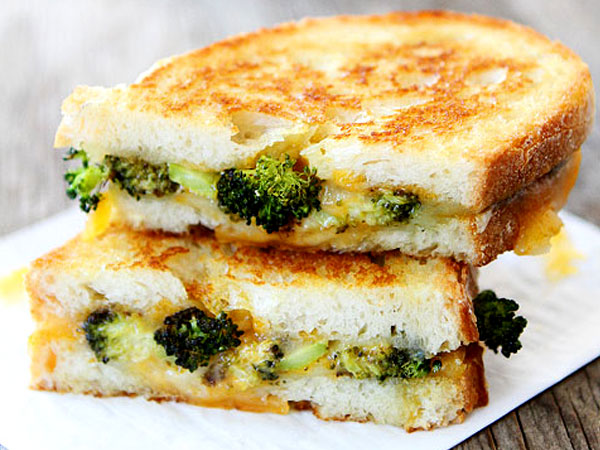 grilled cheese broccoli