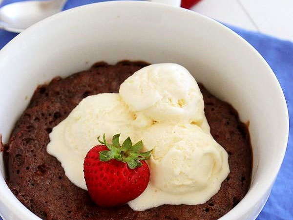 nutella mug cakes