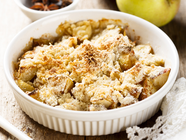 Apple crumble 