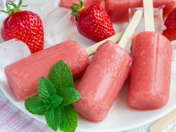 Strawberry Popsicle