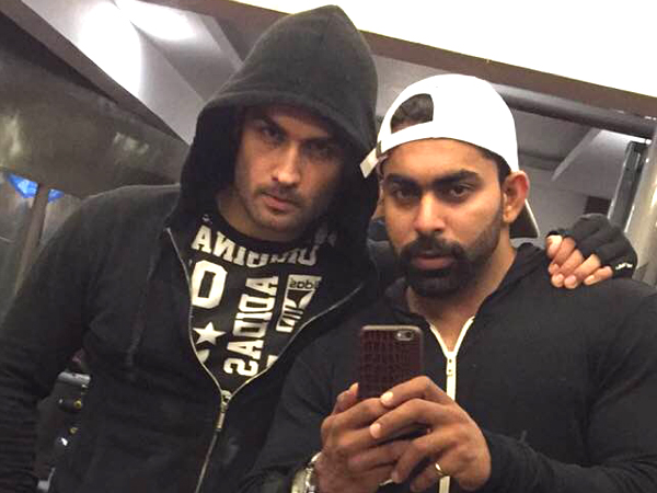 Junaid with Vivan Dsena