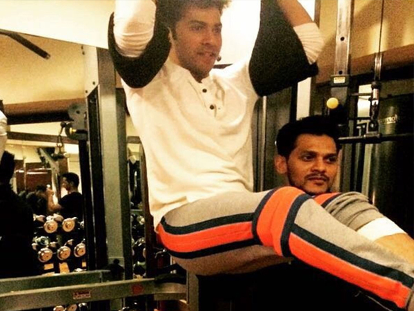 Prashant Sawant training with Varun Dhawan