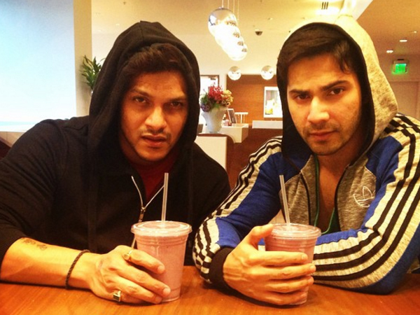 Prashant Sawant with Varun Dhawan