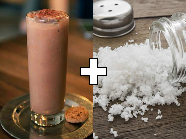 chocolate milk salt