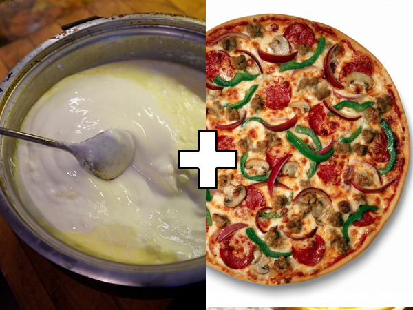 pizza curd