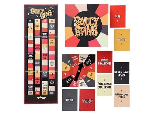 Saucy spins game 