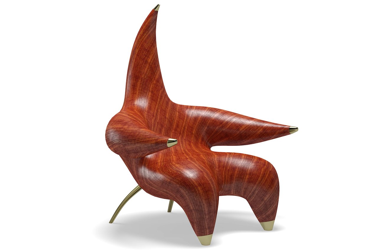 Troy Smith Studio Star Lounger Wood