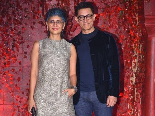 Aamir Khan and Kiran Rao arrived together for Karan Johar’s birthday