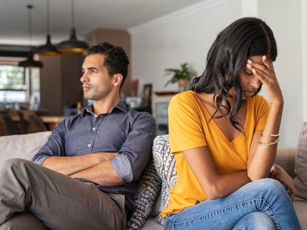 Young couple having an argument 