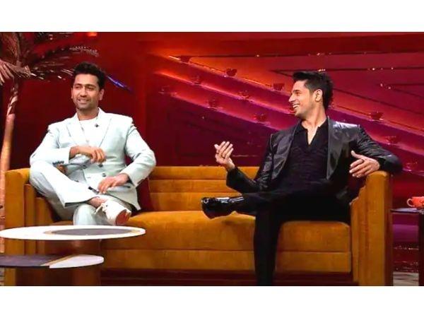 Vicky Kaushal hinted towards Sidharth Malhotra dating Kiara Advani on Koffee With Karan