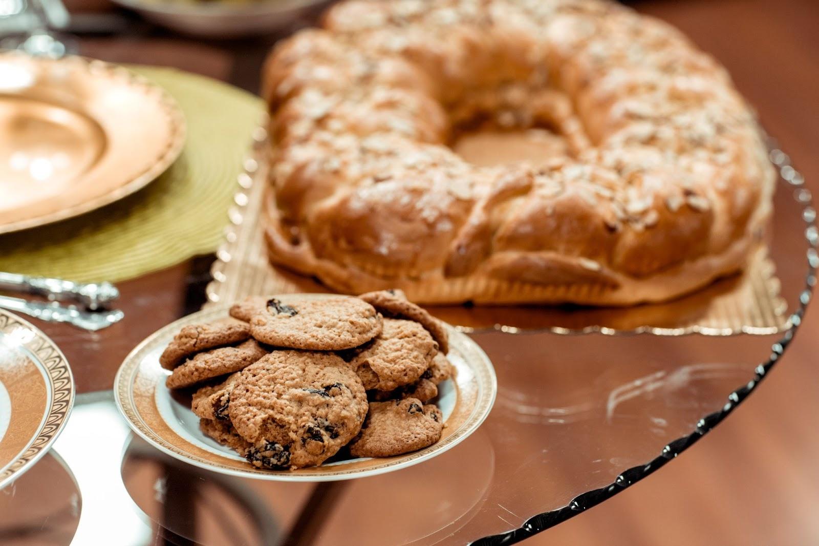 Oatmeal Cookies and other savouries made up with Raisins