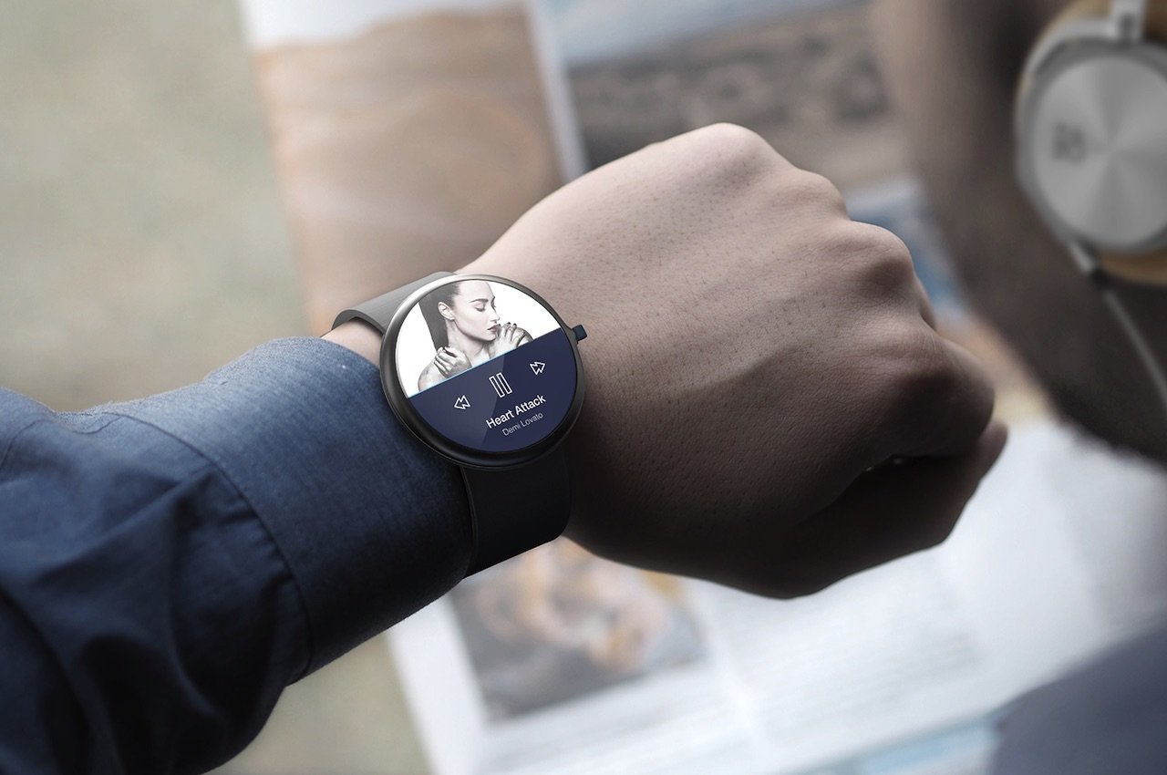 Two Face Analog Smartwatch Design