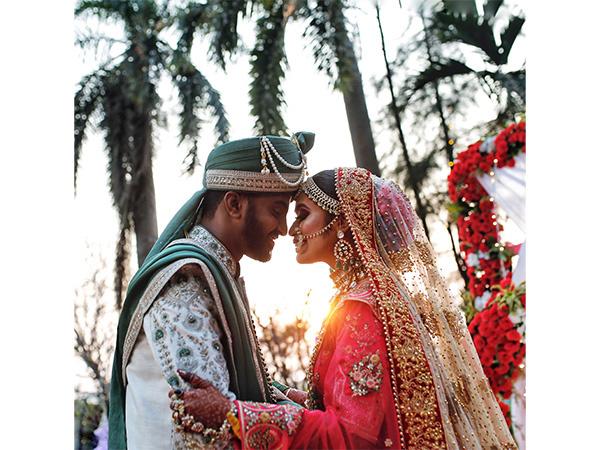  Aishwarya and Jay’s first wedding photos