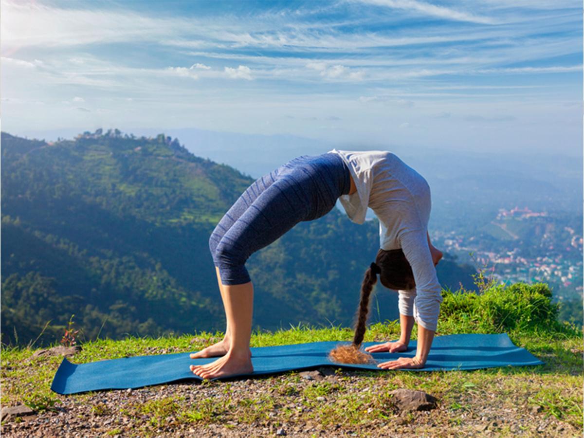 Bridge pose is one of the best yoga exercises for stress management