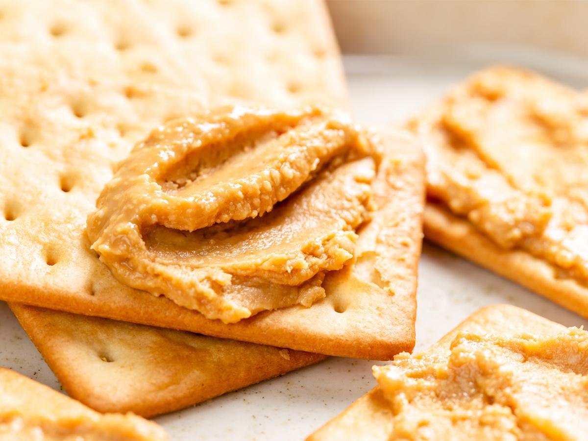 Peanut butter and cracker