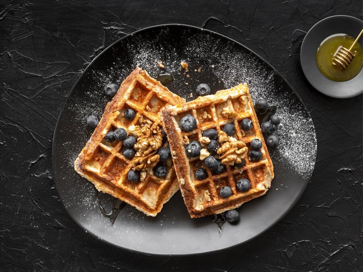 Recipe for peanut butter banana waffles